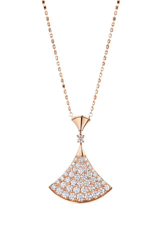 Collier clochette rose gold