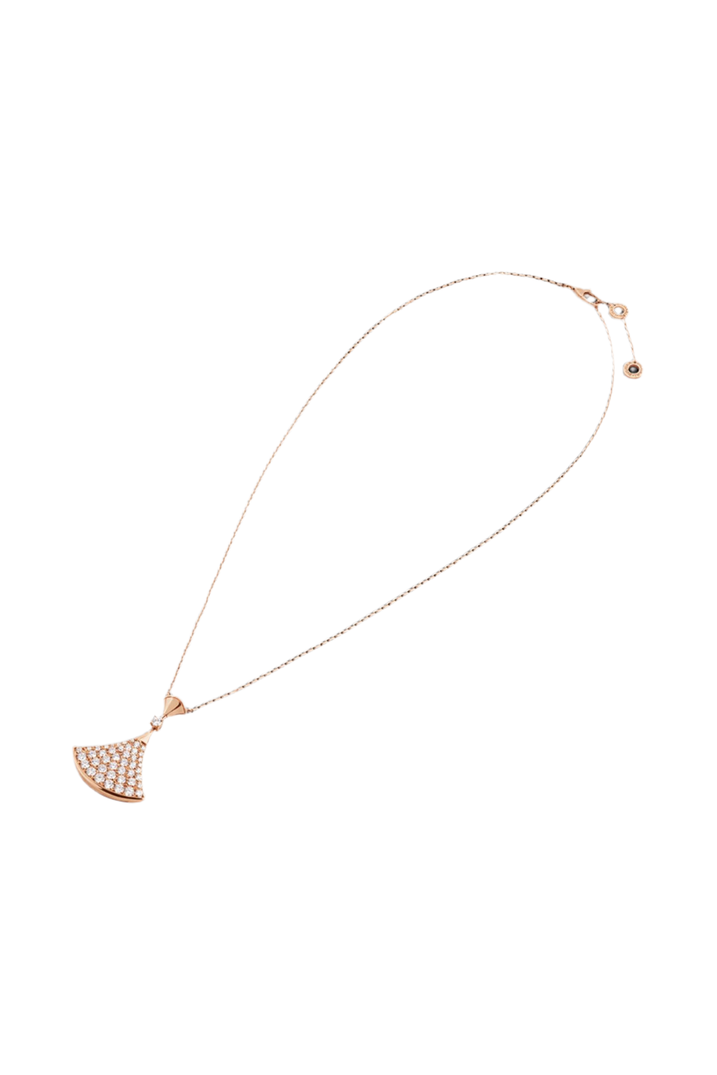 Collier clochette rose gold